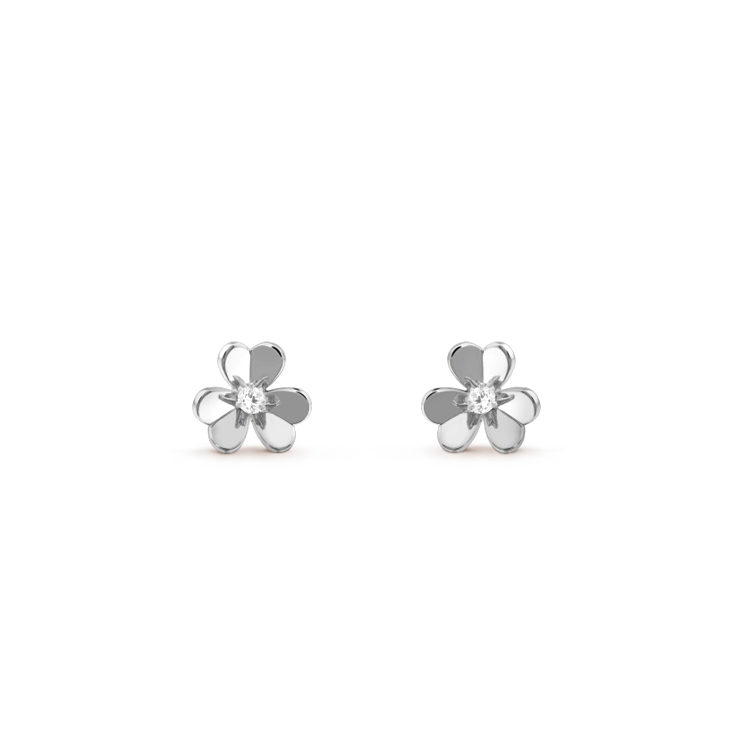 [Clover Jewelry]FRIVOLE MINI SILVER FLOWER EARRINGS
