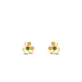[Clover Jewelry]FRIVOLE  FLOWER MALACHITE EARRINGS