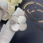 [Clover Jewelry]CLOVER 25MM SILVER BIG CLOVER NECKLACE