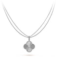 [Clover Jewelry]CLOVER 25MM SILVER BIG CLOVER NECKLACE