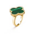 [Clover Jewelry]CLOVER MALACHITE RING