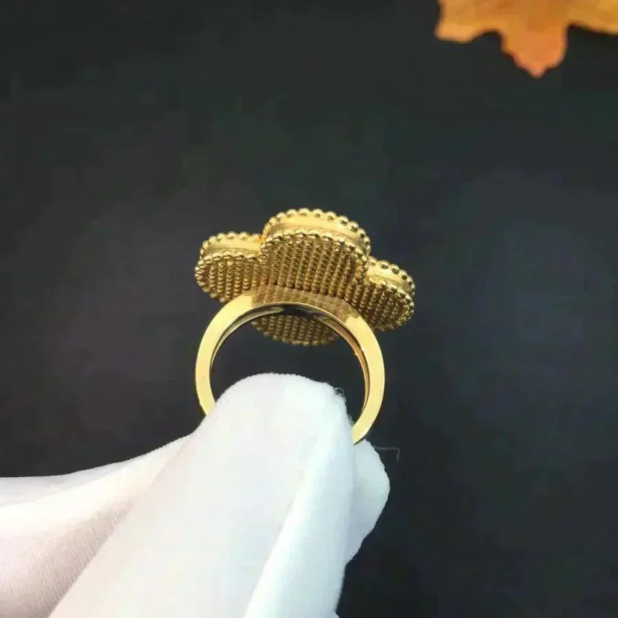 [Clover Jewelry]CLOVER MALACHITE RING
