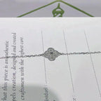 [Clover Jewelry]KLEE EINZELBLUMEN-ARMBAND SILBER