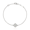 [Clover Jewelry]KLEE EINZELBLUMEN-ARMBAND SILBER