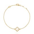 [Clover Jewelry]CLOVER WHITE MOP SINGLE FLOWER BRACELET