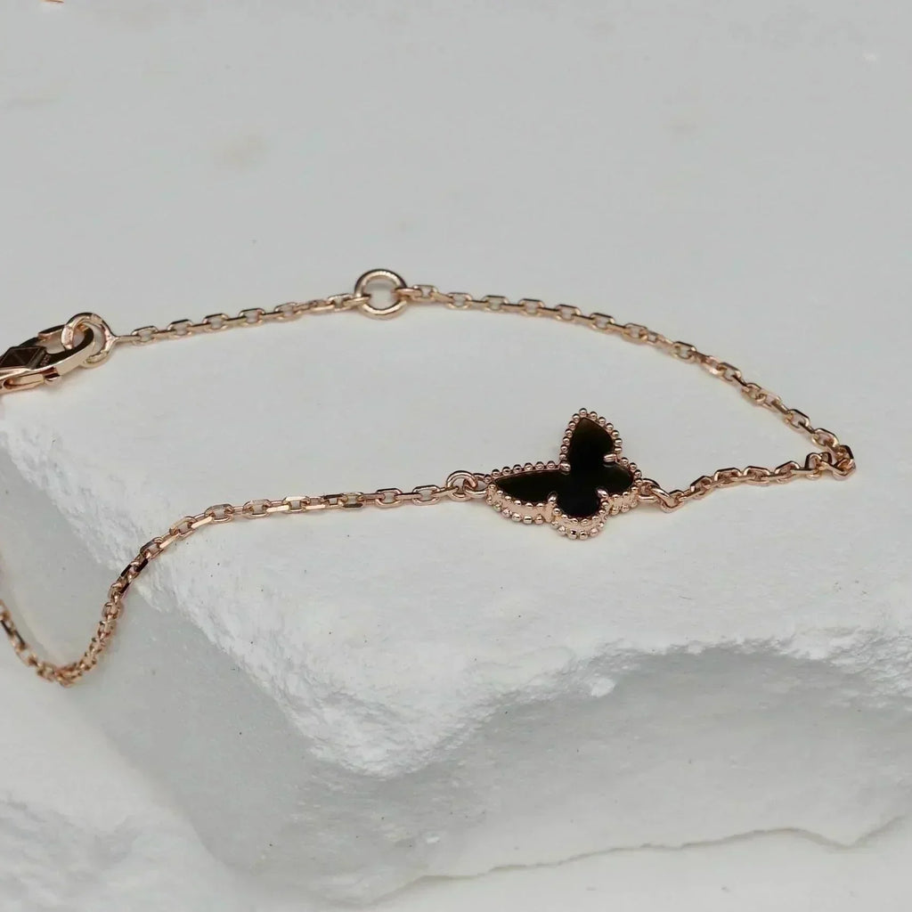 [Clover Jewelry]BUTTERFLY ONYX  BUTTERFLY BRACELET