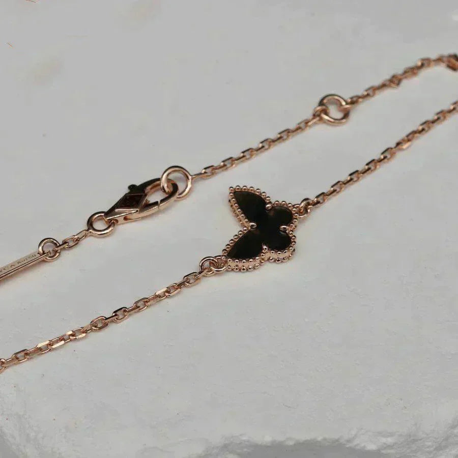[Clover Jewelry]BUTTERFLY ONYX  BUTTERFLY BRACELET