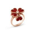 [Clover Jewelry]スイートクローバーカーネリアンリング