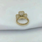 [Clover Jewelry]SWEET CLOVER WHITE MOP RING