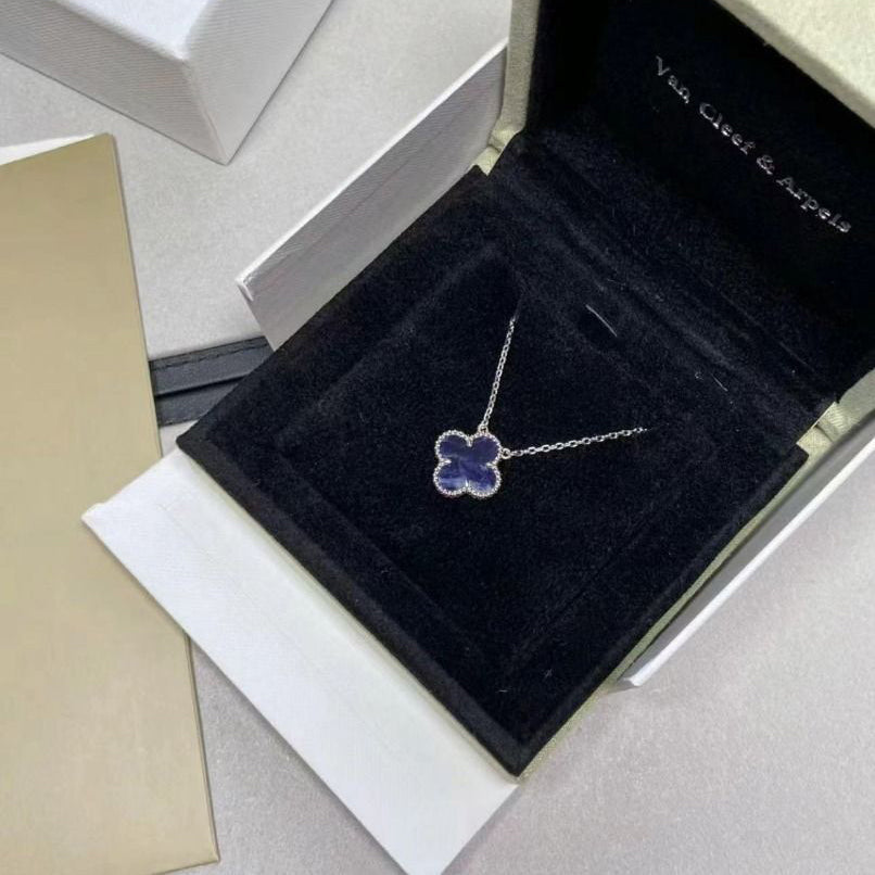 [Clover Jewelry]CLOVER 15MM PIETERSITE NECKLACE SILVER