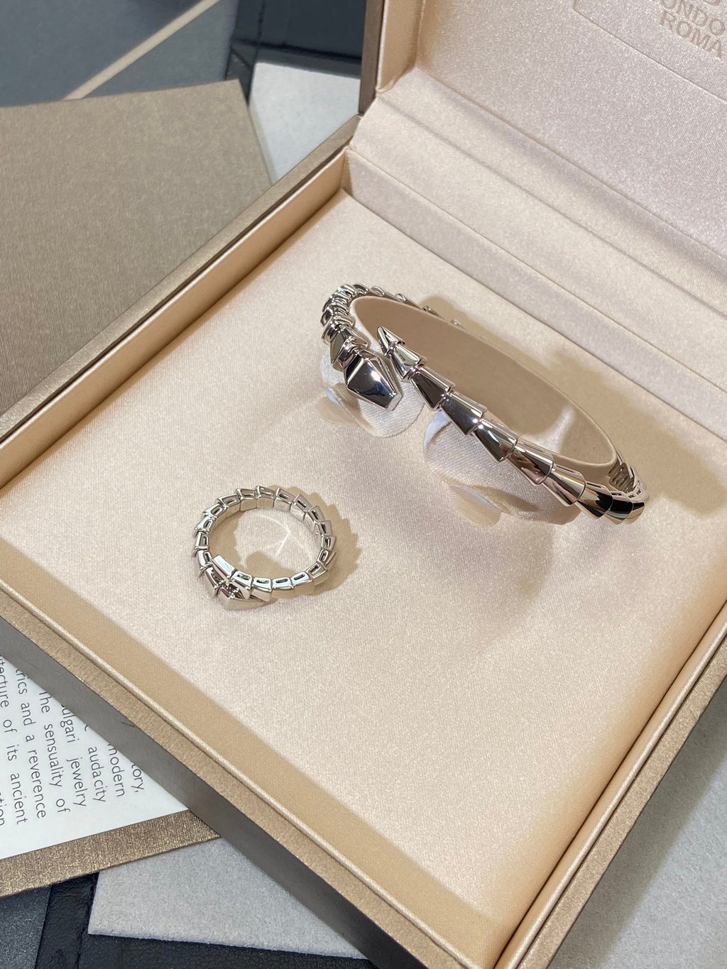 [Clover Jewelry]SERPENTI VIPER SILVER BRACELET