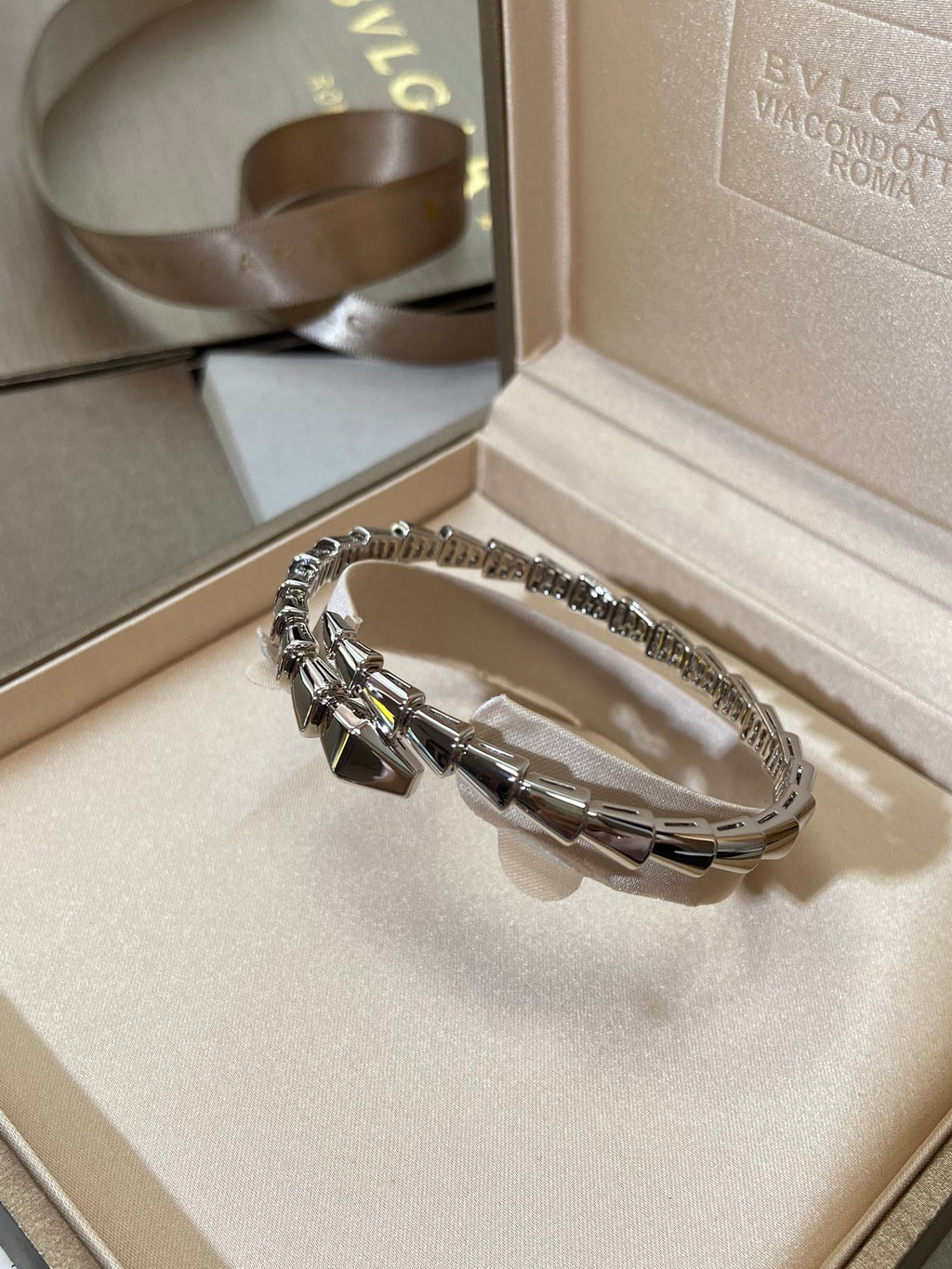 [Clover Jewelry]SERPENTI VIPER SILVER BRACELET