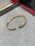 [Clover Jewelry]PANTHERE FULL DIAMOND OPEN BRACELET