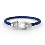 [Clover Jewelry]FORCE LARGE HORSESHOE HALF DIAMOND BRACELET SILVER