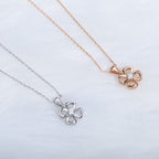 [Clover Jewelry]FIOREVER KETTE DIAMANT MITTE