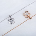 [Clover Jewelry]FIOREVER KETTE DIAMANT MITTE