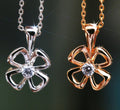 [Clover Jewelry]FIOREVER KETTE DIAMANT MITTE