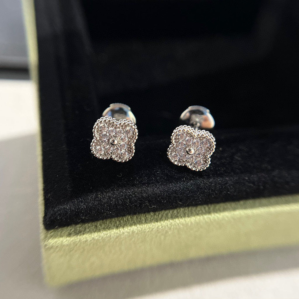 [Clover Jewelry]CLOVER MINI DIAMANT OHRSTECKER
