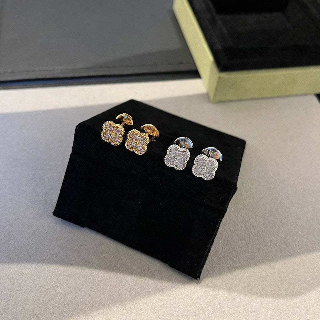 [Clover Jewelry]CLOVER MINI DIAMANT OHRSTECKER