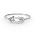 [Clover Jewelry] FORCE GROSSES HUFEISEN VOLL DIAMANT TENNISARMREIF
